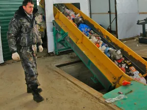 Переработка мусора в Конаковском районе. (Январь 2015 года)