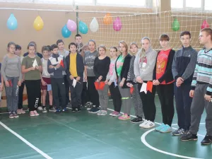 Открытие после ремонта спортивного зала в школе д.Ручьи 2016