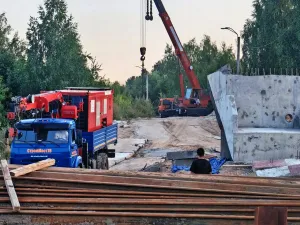 Ремонт моста через р.Донховка Август 2026