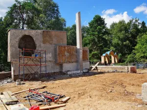 Ремонт памятника погибшим в ВОВ в село Селихово. Август 2026