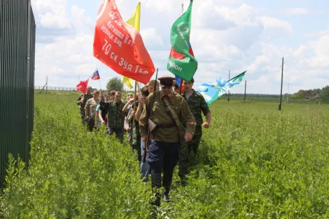 Марш-бросок по местам боевой славы Конаковского района.