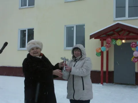 Новый дом в поселке 1-е Мая. 2014 год.