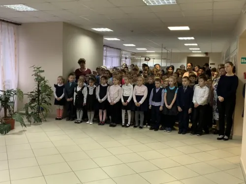 Открытие школьного музея в школе села Завидово