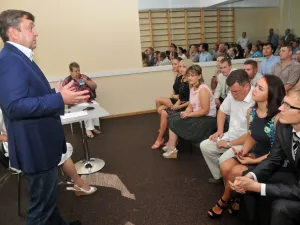 Губернатор Тверской области Андрей Шевелев  в Конаковском районе