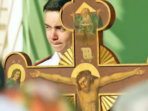 В Конаковском районе прошел XVII Волжский крестный ход. 2015 год.