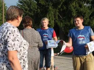 21 августа 2016 года торжественно состоялся День флага в поселке Редкино