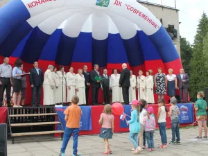 21 августа 2016 года торжественно состоялся День флага в поселке Редкино