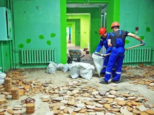 Капитальны ремонт школы №3