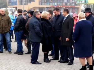 16 октября 2015 года. Закладка первого камня скульптурной композиции "Святые благоверные Петр и Феврония Муромские".